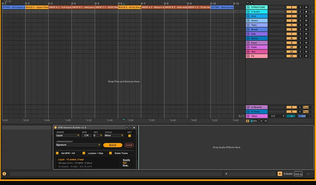 Empty Ableton set with the framework built in